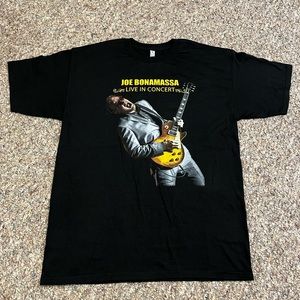 🎸 '18 Joe Bonamassa Solo Artist Guitarist UNWORN Greatest Guitar Event Tour Tee
